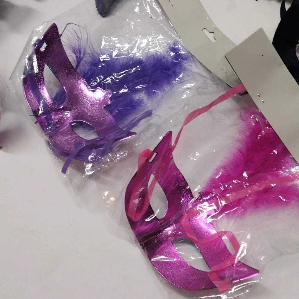 Decorated Masquerade Mask Assorted Lot of 10